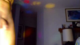 loganhuge strokes huge dick with nipple clamps on cam