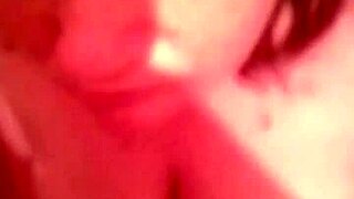 chubby wife gives hot bathtub blowjob ending in boob cumshots