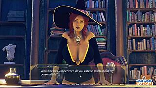 ep12: hentai hannah's magic squirting pussy takes missionary pounding in chapter 2 threesome creampie