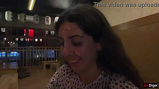 skinny teen swallows my cum facial at sushi bar then eats rolls covered in it public cumwalk