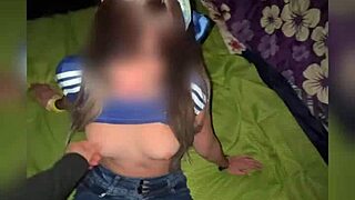 innocent petite college girl plays hermanastra roleplay in homemade first time