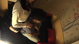 Japanese Busty Schoolgirl's Secret Massage Turns Curvy