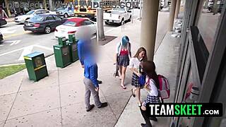 i got caught store manager face fucks me deep guards cum on face