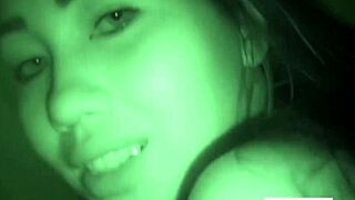 lily koh's huge tits shake as bwc slams thai teen pussy in dark room