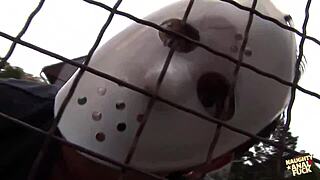 Busty Blonde Captured And Gangbanged With Deep Asshole Railing By Masked Men