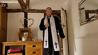 father we have sinned... halloween release with daddy roleplay dirty talk cum swapping and group cowgirl riding