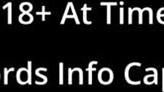 bold eliza sheilds screams in latex glove fetish vibrator orgasm backstage