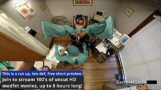 bold eliza sheilds screams in latex glove fetish vibrator orgasm backstage