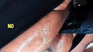 omg my fat cunt pig wrecked my cam punishing this huge wolf pussy with fists 😤💦