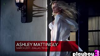 I adore stripping my busty blonde cougar body in lingerie