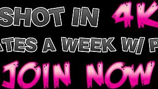 She watched her horny stepmilf get smashed in every hole by stepson's monster cock in the garage.