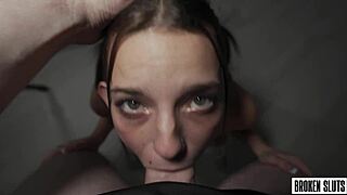 omg tiny stepdaughter's pussy stretches on first huge cock rough