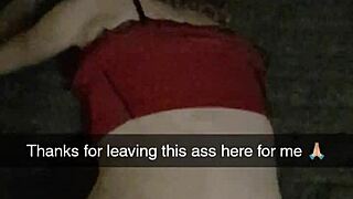Dude your roommates pregnant girlfriend gets rough doggystyle creampie on snapchat