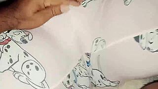 Stepbrother Catches Pajama-Clad Young Stepsis And Makes Her Squirt Hard