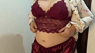 bbw stepmom soraya strips her huge ass for friend's camera