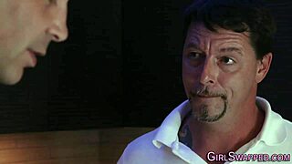 imagine two young 18+ teens getting their faces covered in hot loads from older guys