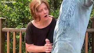 check out this homemade milf action with a massive cock craving more