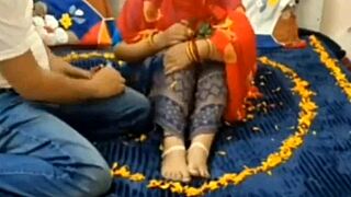 sultry vibes as beautiful indian stepsis teases stepbro into hard play