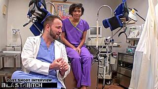 Student Jackie Banes Busted Bent Over Taking Deepthroat Face Fuck