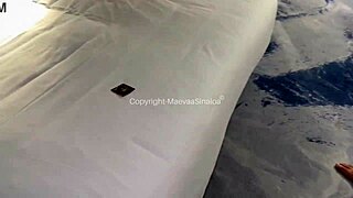 Tour de France fan from Bordeaux fucks me hard and I swallow his cum from condom while hubby watches!