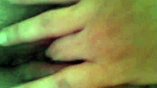 Latina milf wife fingers shaved pussy to squirting orgasm solo homemade