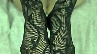 wanna see this blonde milf's footjob make that cock explode?