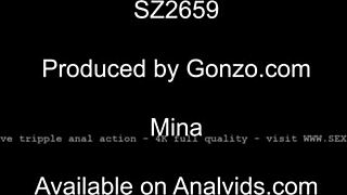 her triple anal dream explodes as dirty gangbang queen takes cock after cock pussy and ass dripping cum glazing her moaning face