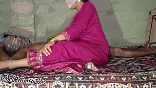 Bhabhi sneaks devar sex in bedroom fingering her ass before hardcore wife pounding