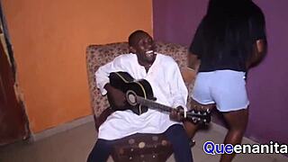 Can You Believe This Guitar Player's Monster BBC Makes BBW Ebony Babes Scream In Outdoor Doggystyle Frenzy?
