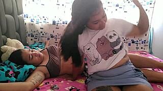 hey sis, wanna touch kiss and rub our wet pussies together?