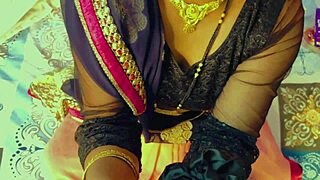 Young Indian housewife cheats fucking friend's cock hardcore