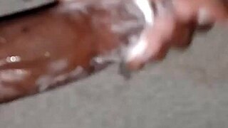 superdarius sneaks a quick sloppy jerk off session right before crashing into bed