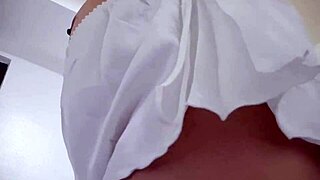 Horny chubby housewife orgasms nonstop with big natural tits shaking