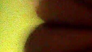 Quick bareback doggystyle fuck bent over in living room?