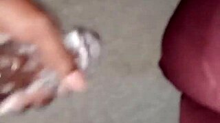 superdarius sneaks a quick sloppy jerk off session right before crashing into bed