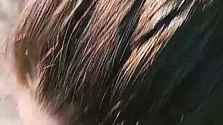 lynela nira and king gontier get pov blowjob facial cumshot action