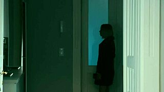 hey cleaner, taking a break on the bed? barbie brill sneaks in for surprise quickie spooning ride