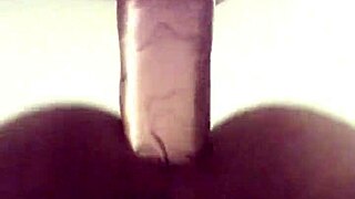 Sun692 Bends for Moon692's Close-Up Pegging with Huge Dildo