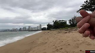 Cum Explodes On Hottie Tits Publicly!