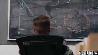 Heartbreaking thrill as two busty teachers surrender to colleague after catching him stroking