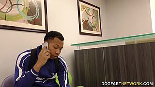 Oh god, my huge black cock throbs as cougar doctor Julia Ann treats it deep