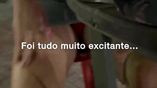 street flashing turns to raw car pounding with hot wife