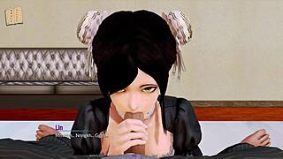 harem hotel episode 274 with steamy hotel game action