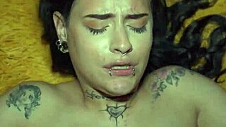 petite brunette blue eyes gets fucked nonstop by monster cock in hotel