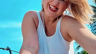 bebezita baby shows off her huge natural tits big nipples and massive pussy lips