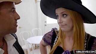 milf penny pax teaches haley reed hardcore dick tricks in group treat