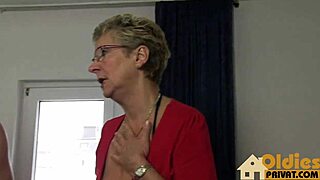 old milf's monster boobs bounce wildly for his pleasure