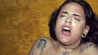 petite brunette blue eyes gets fucked nonstop by monster cock in hotel