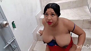 venezuelan whore keli bends over bed for big cock doggystyle with pregnant big tits homemade fuck