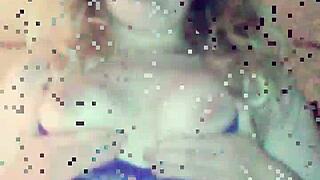 Hot Amateur Blonde Sucks Big Tits Nut-Busting Load